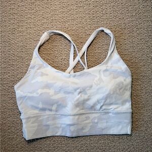 Lululemon White Camo Sports Bra